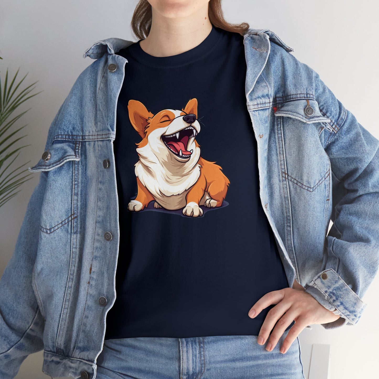 Comical Corgi - Unisex Heavy Cotton Tee