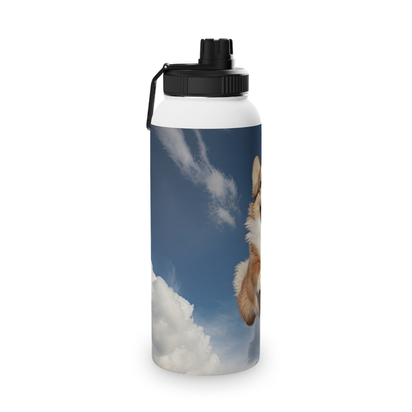 Super Corgi - Water Bottle with Sport Lid