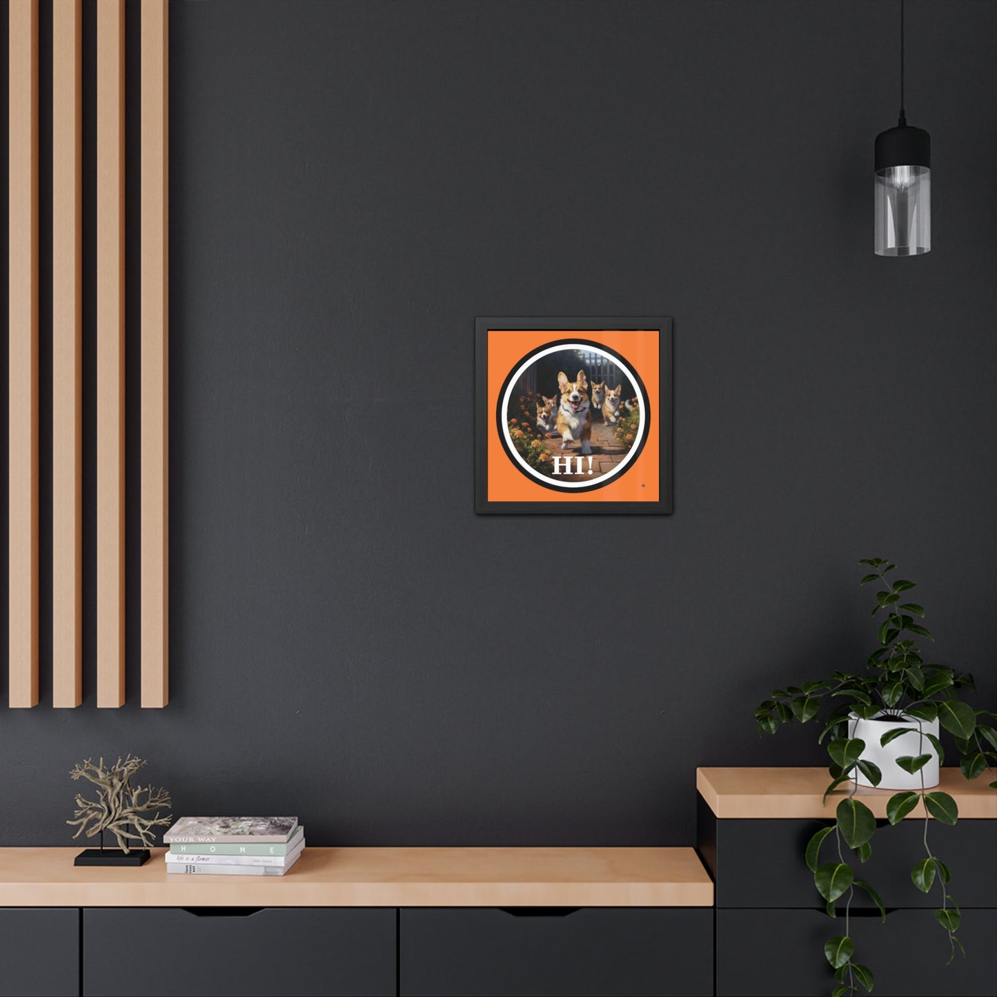 Hi! - Framed Print