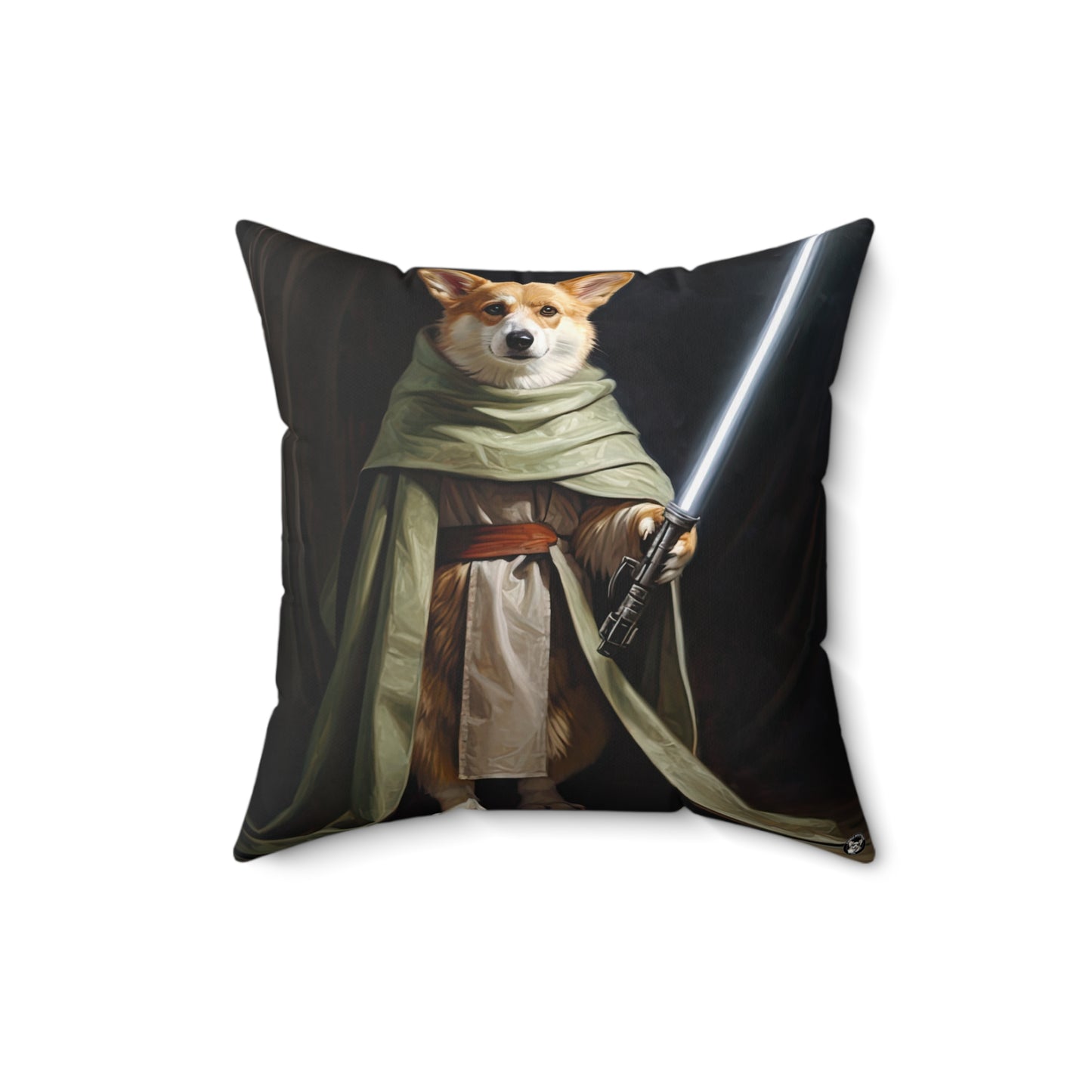 Jedi Corgi - Throw Pillow