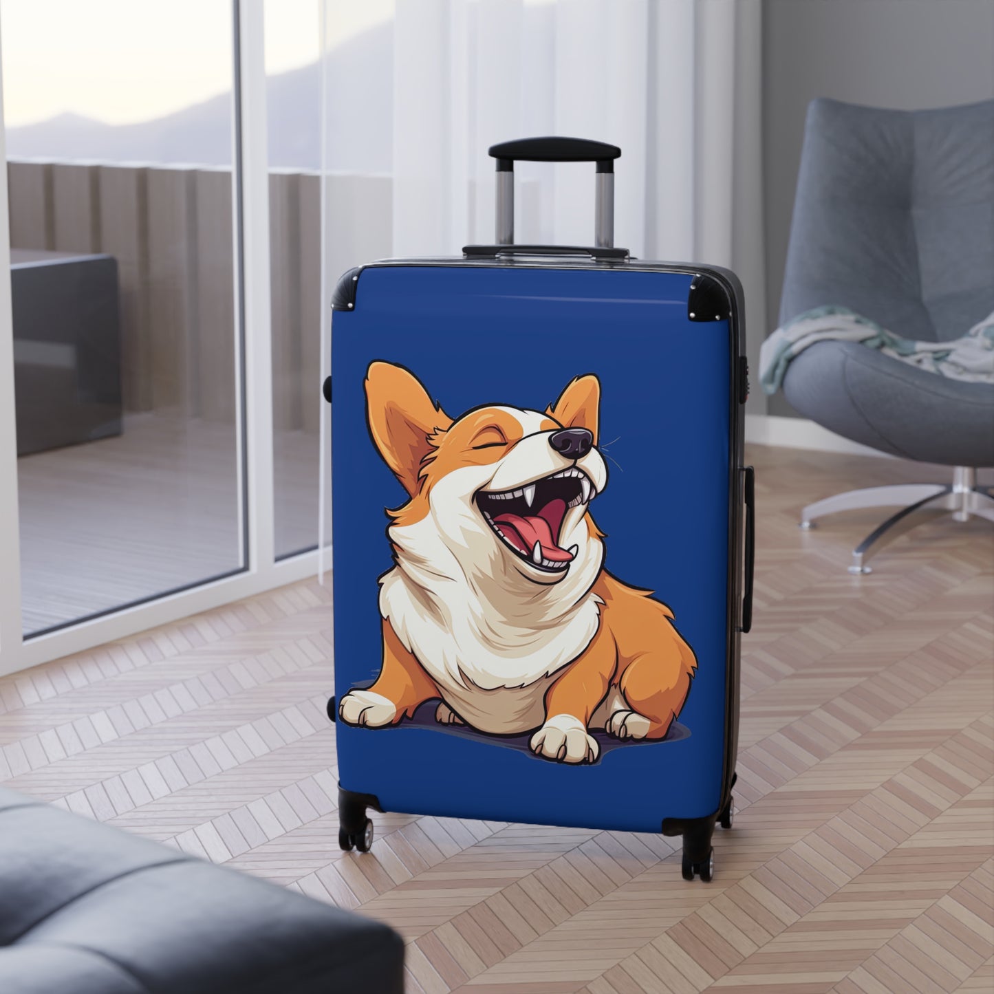 Comical Corgi - Suitcase