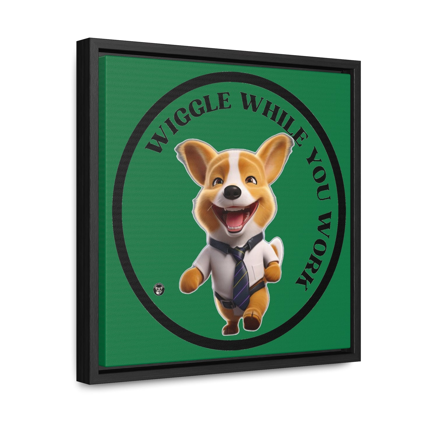 Wiggle While You Work - Framed on Canvas