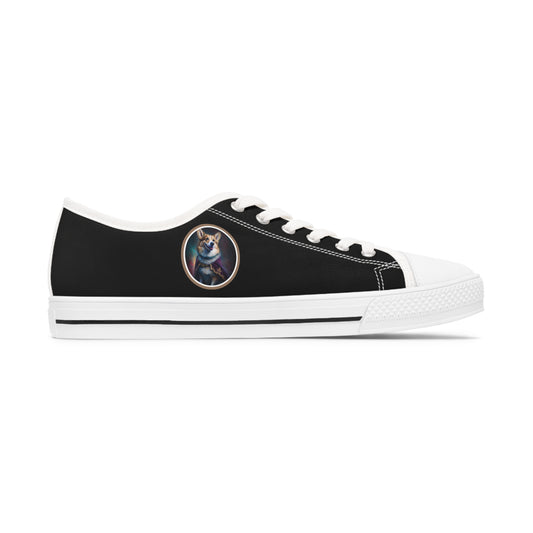 Corgi Royalty - Women's Low Top Sneakers