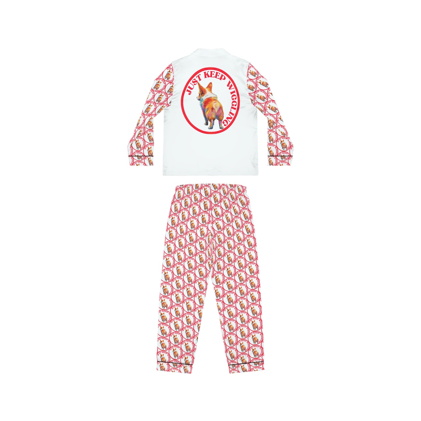 Just Keep Wiggling Silky Pajamas
