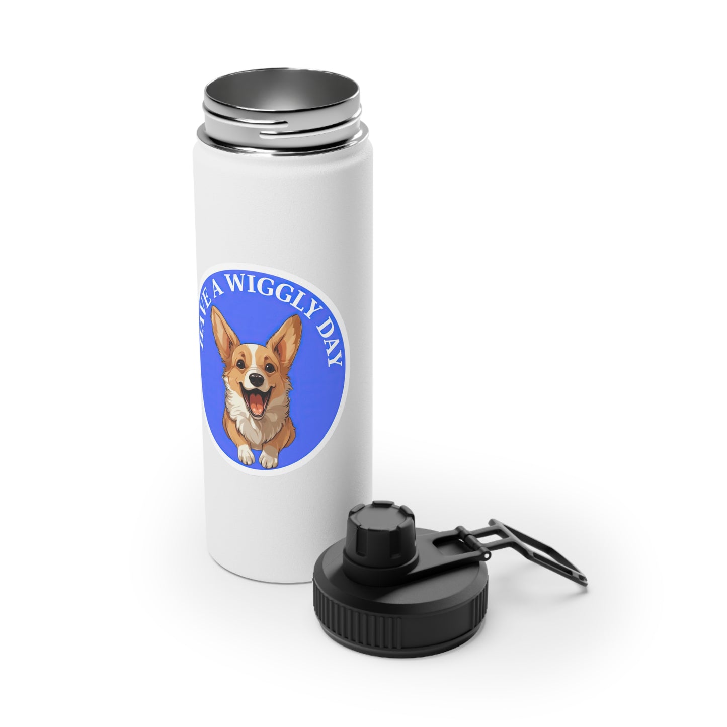 Have a Wiggly Day - Water Bottle with Sport Lid