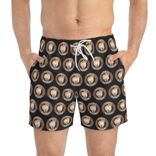 Corgi Nation - Swim Trunks