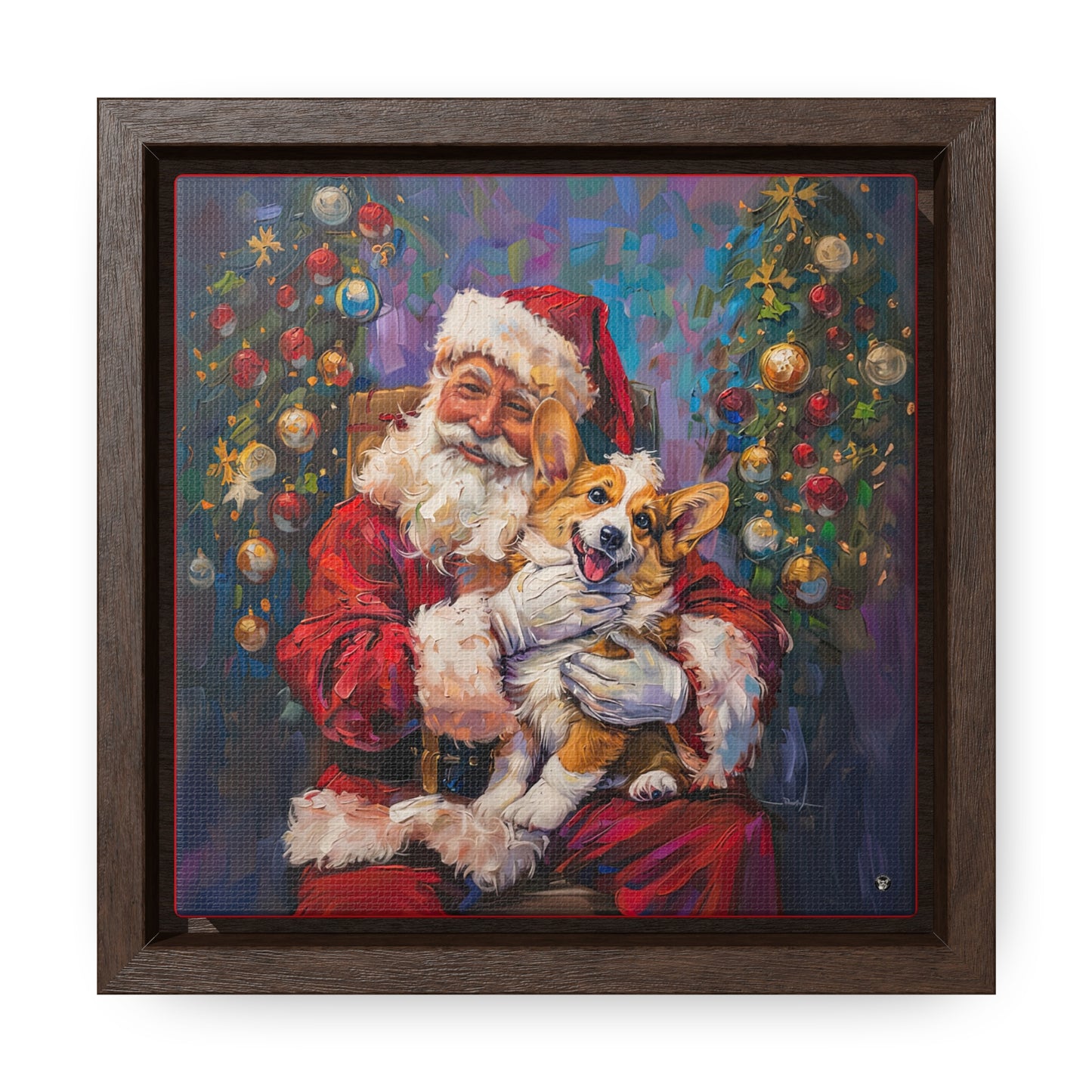 Nice List - Framed on Canvas