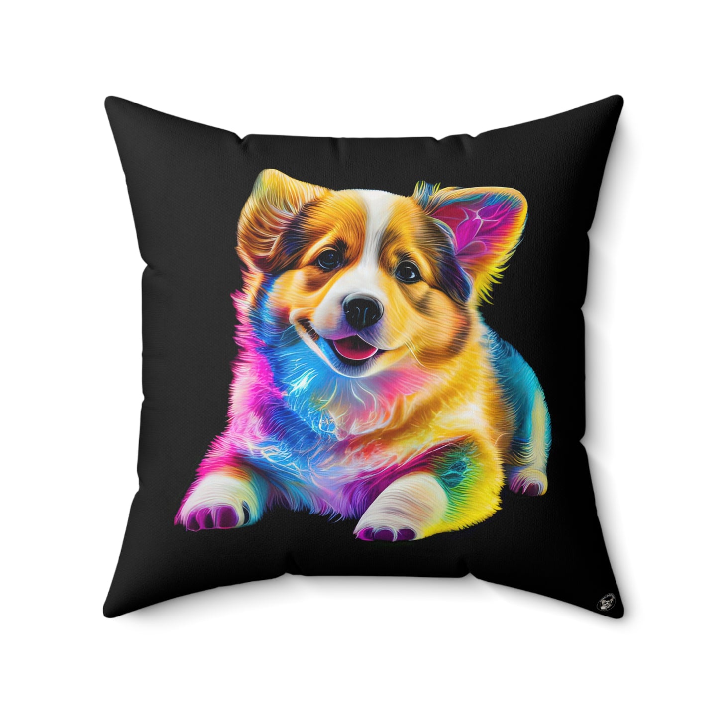 Colorful Corgi - Throw Pillow