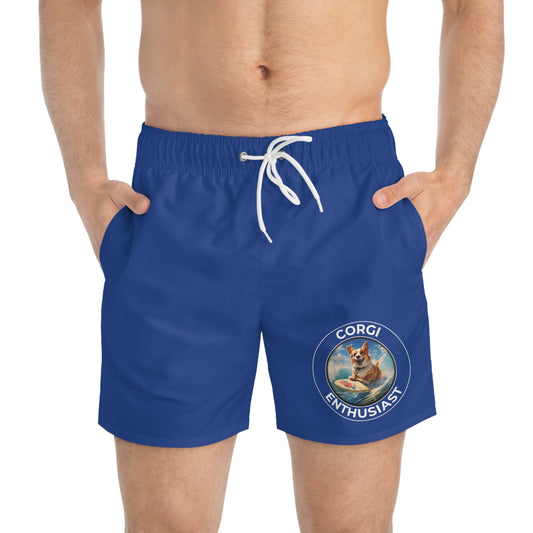 Corgi Enthusiast - Swim Trunks