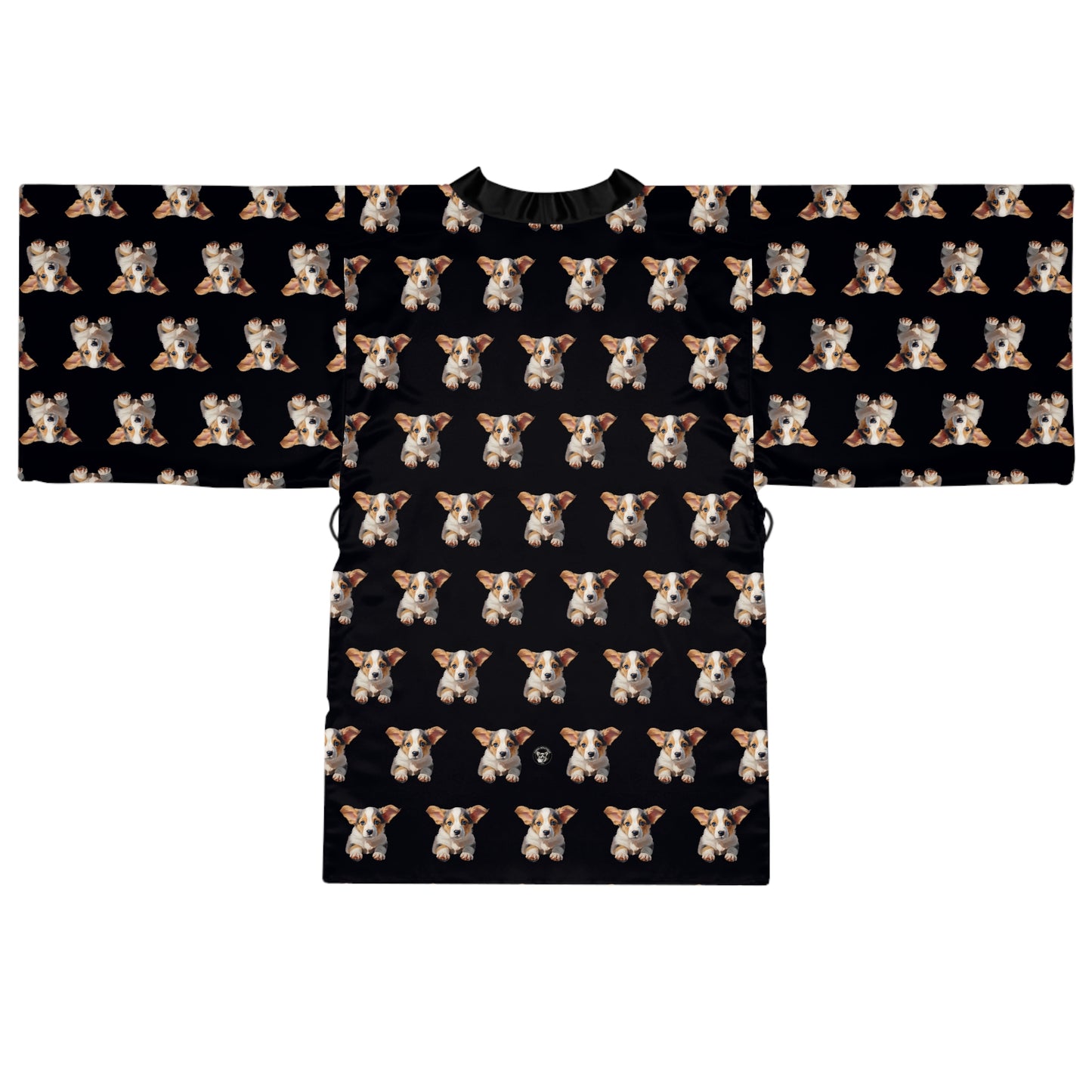 Puppy Portrait Kimono Robe