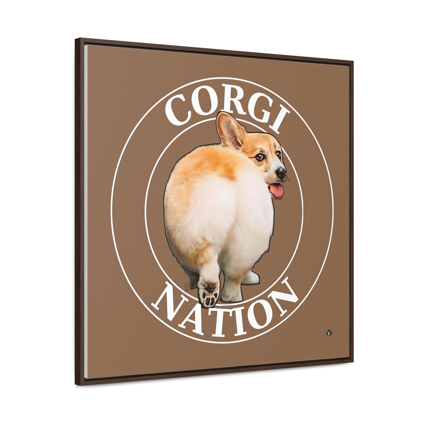 Corgi Nation - Framed on Canvas