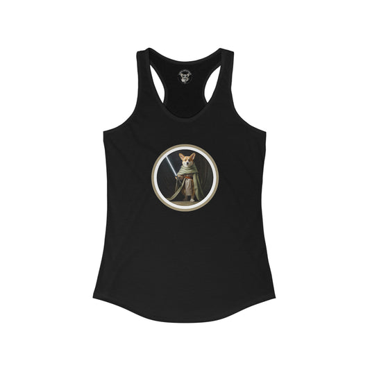 Jedi Corgi - Racerback Tank