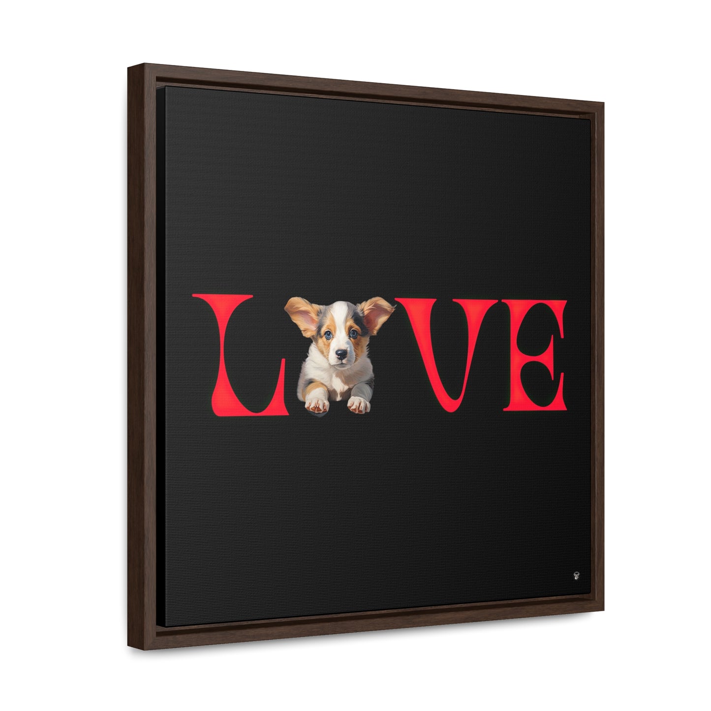 LOVE - Framed on Canvas