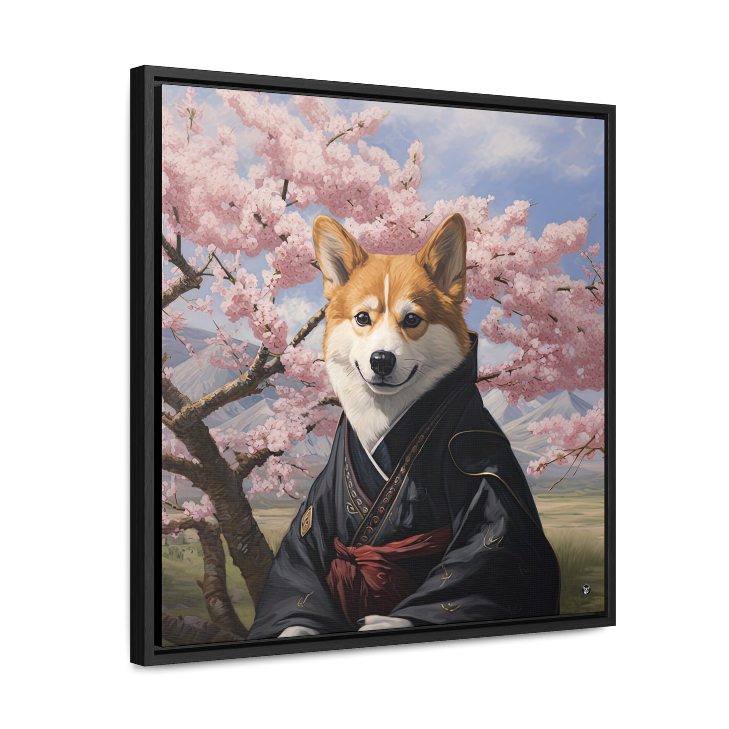 Zendog - Framed on Canvas