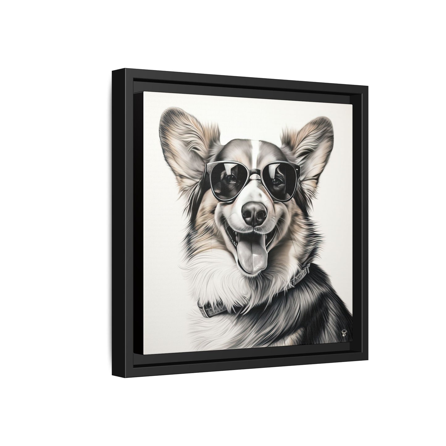 Corgi Cool on Canvas