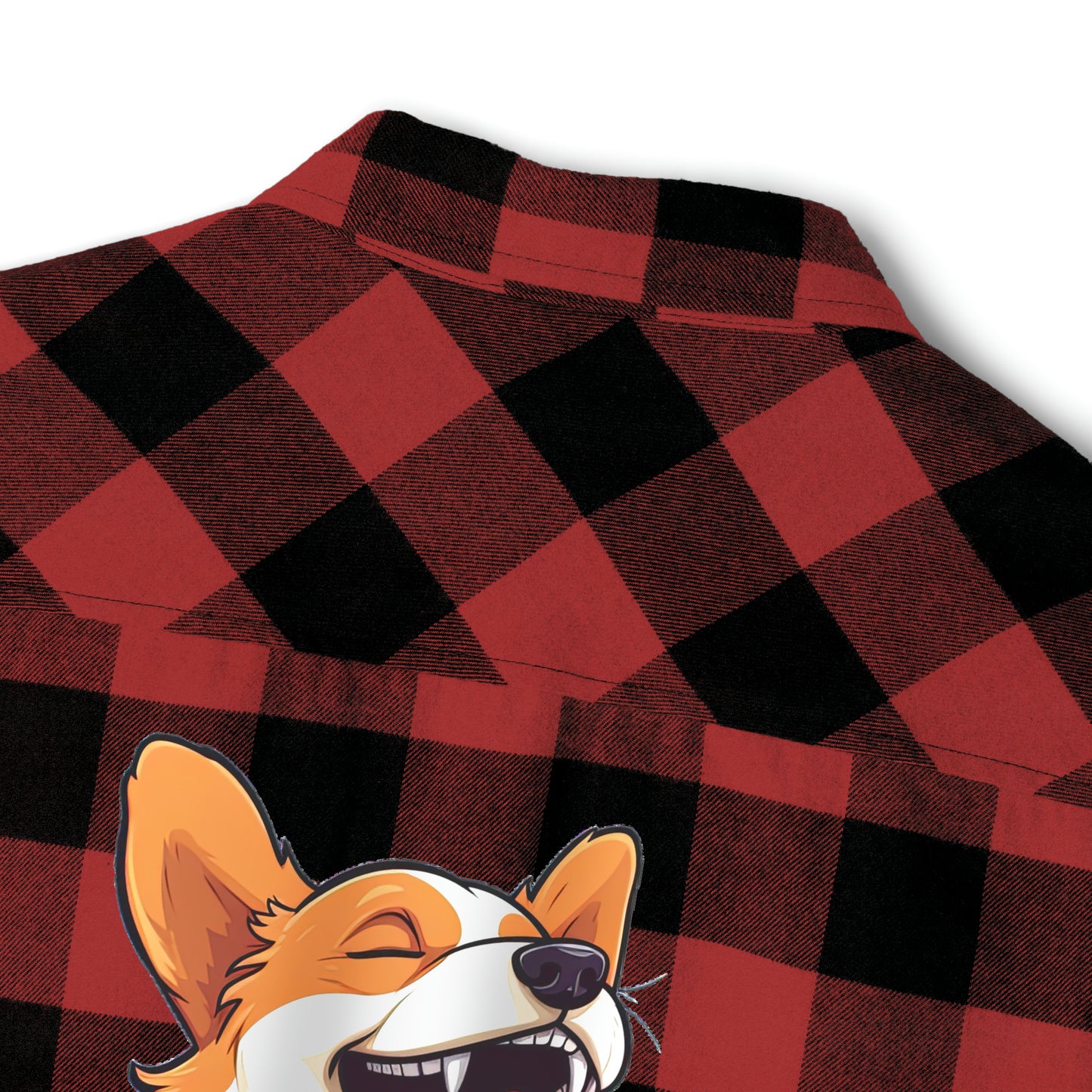 Comical Corgi - Flannel Shirt