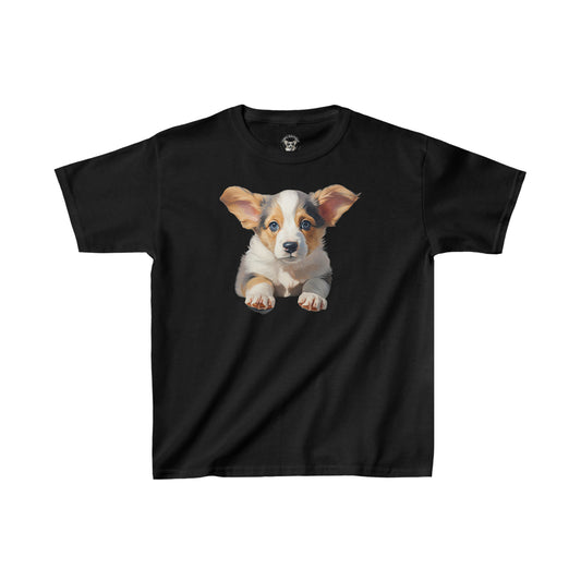 Puppy Portrait - Kids Heavy Cotton Tee