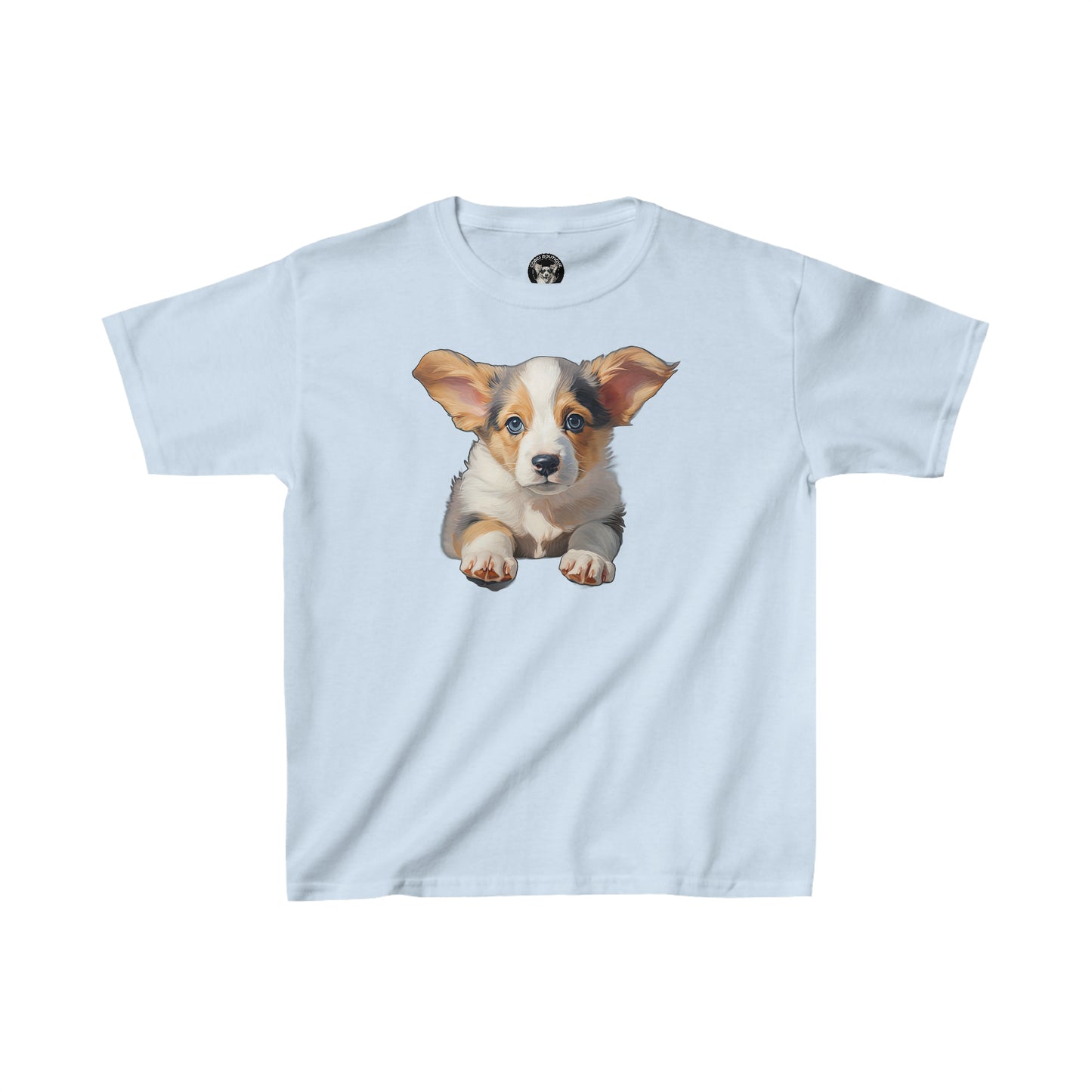 Puppy Portrait - Kids Heavy Cotton Tee