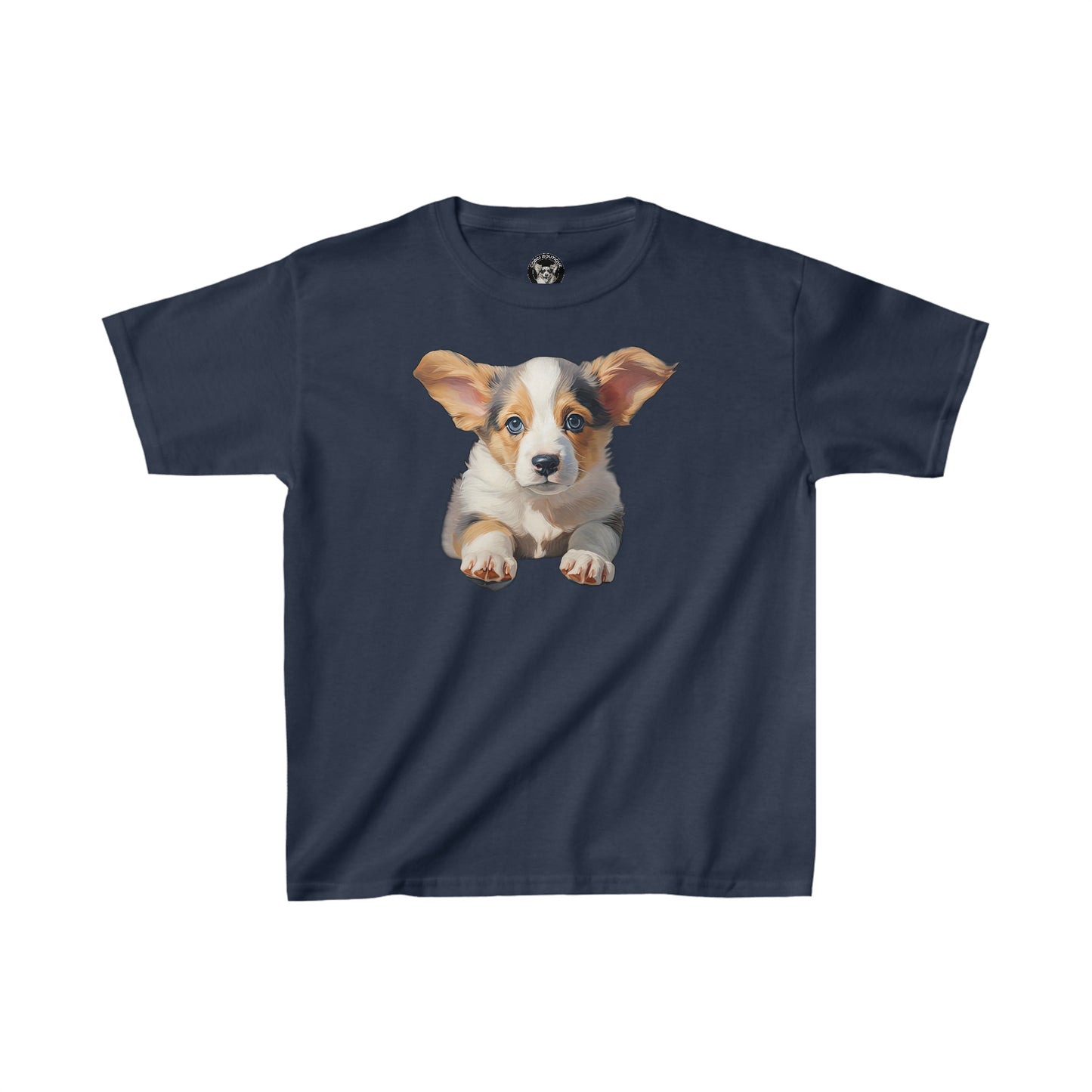 Puppy Portrait - Kids Heavy Cotton Tee