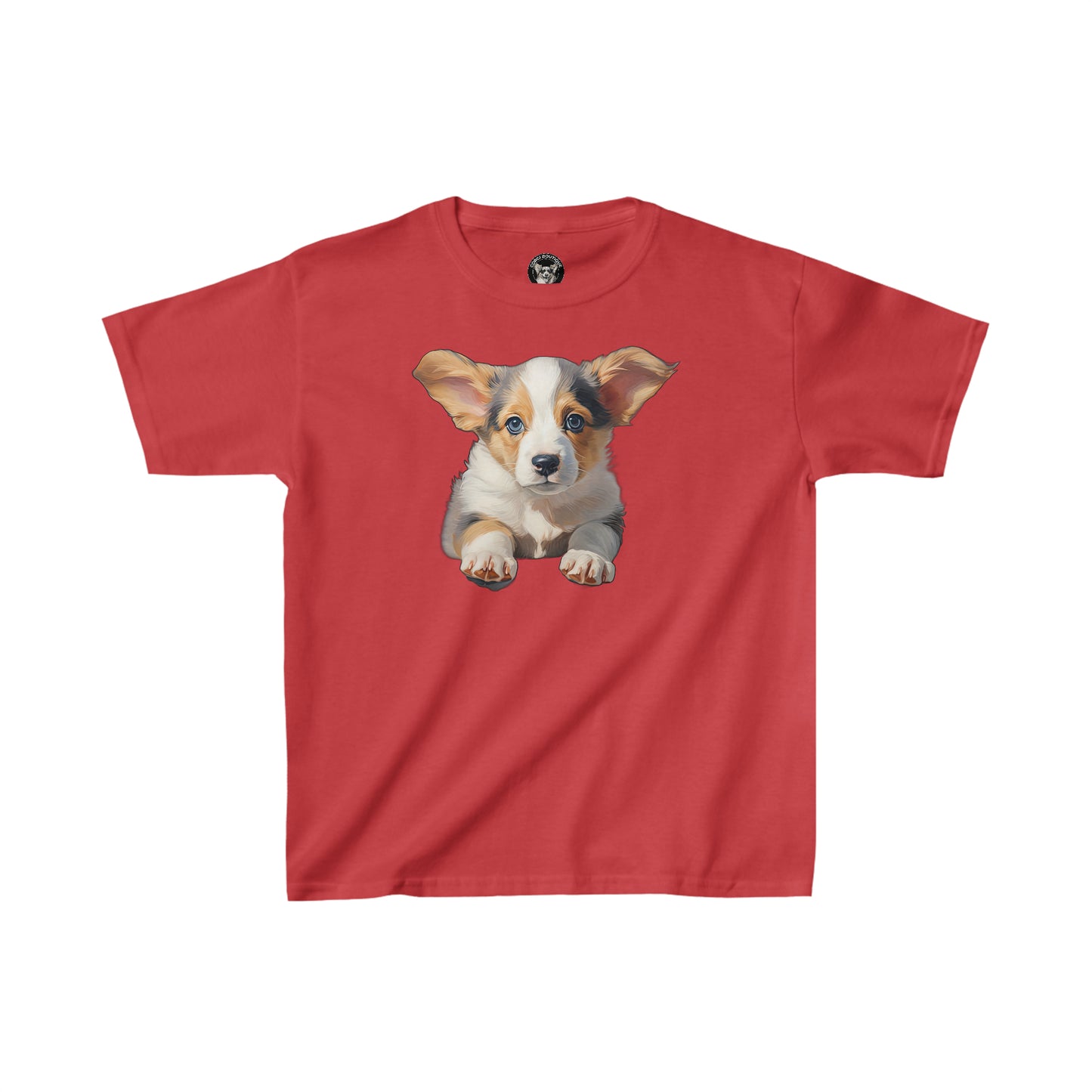 Puppy Portrait - Kids Heavy Cotton Tee