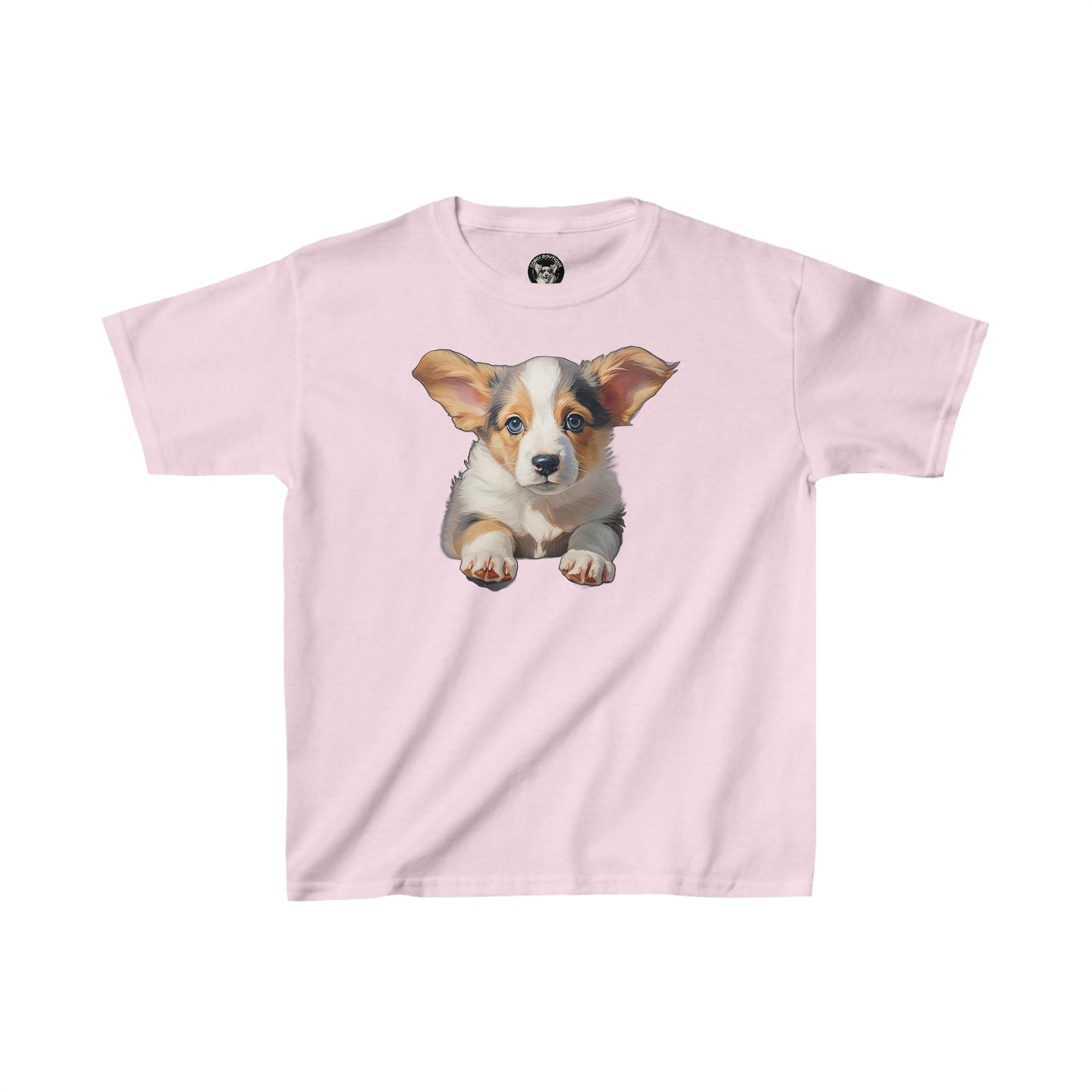 Puppy Portrait - Kids Heavy Cotton Tee