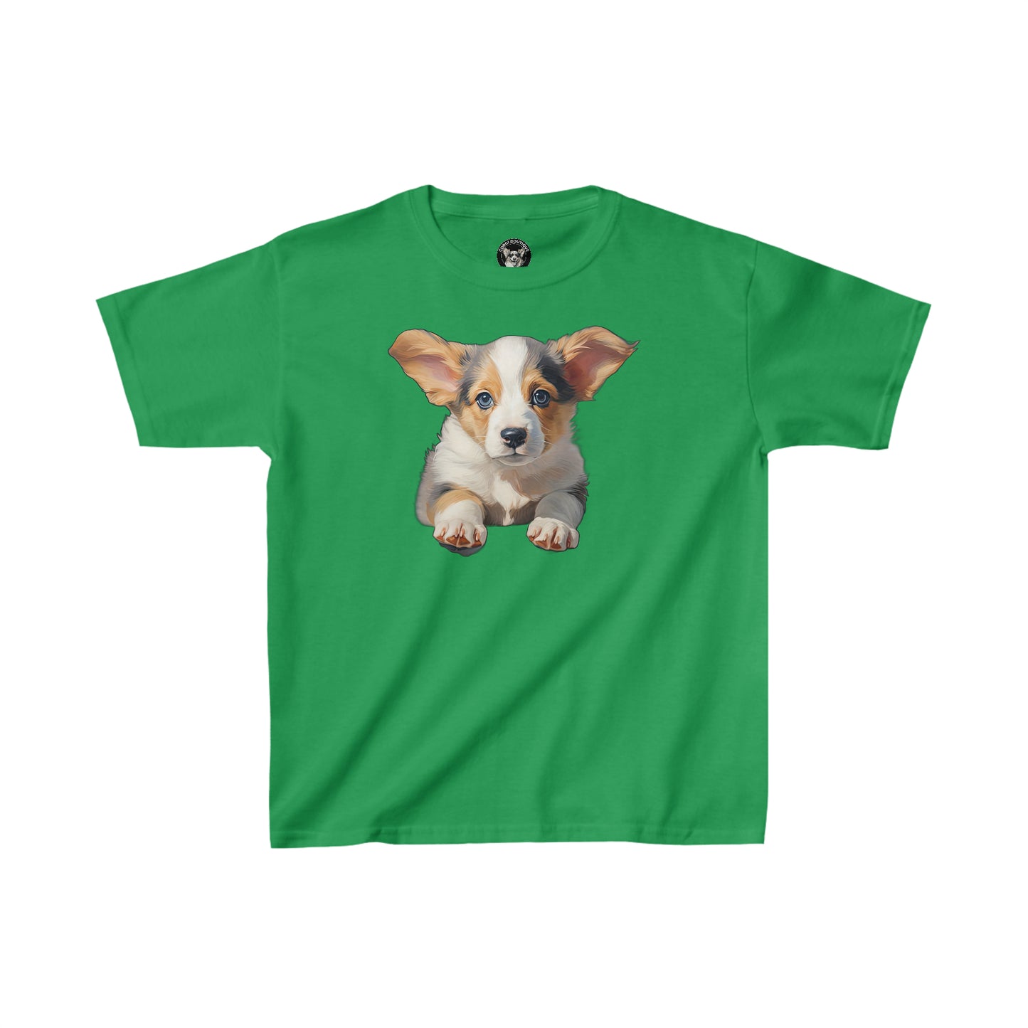 Puppy Portrait - Kids Heavy Cotton Tee
