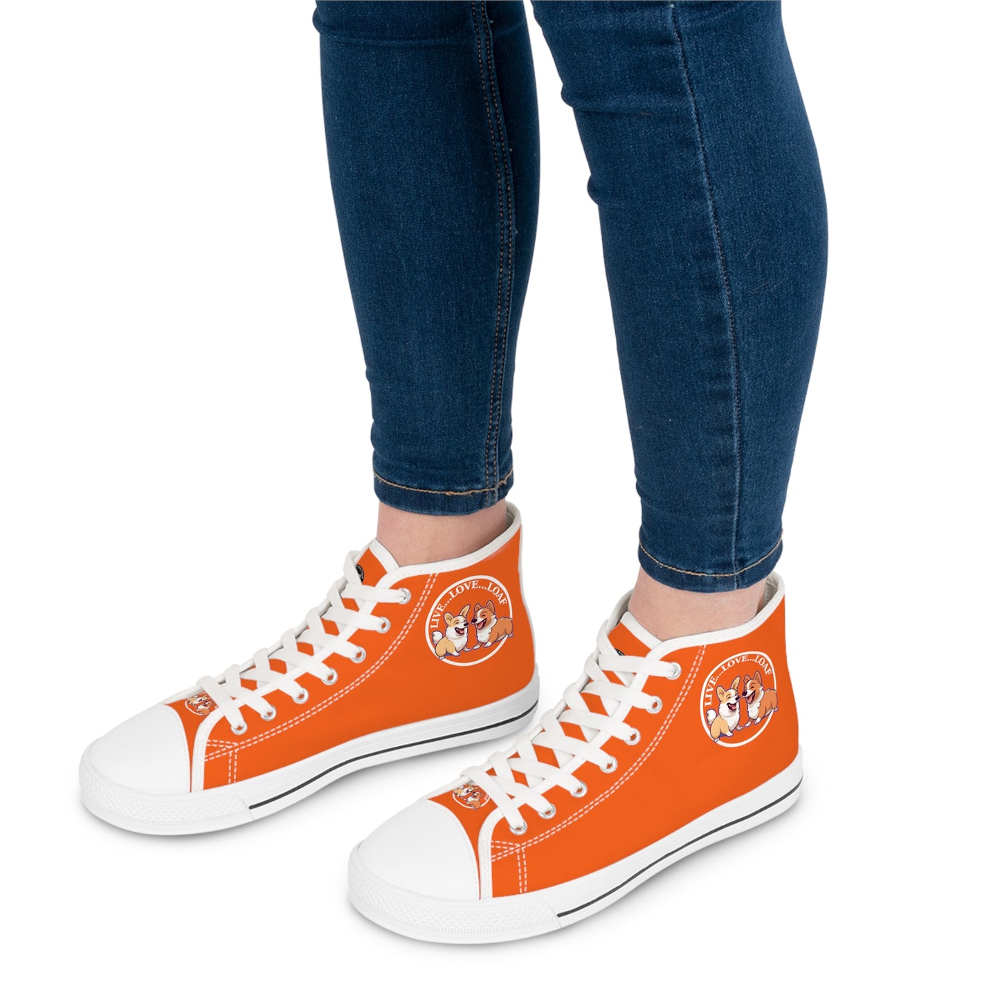 Live...Love...Loaf - Women's High Top Sneakers