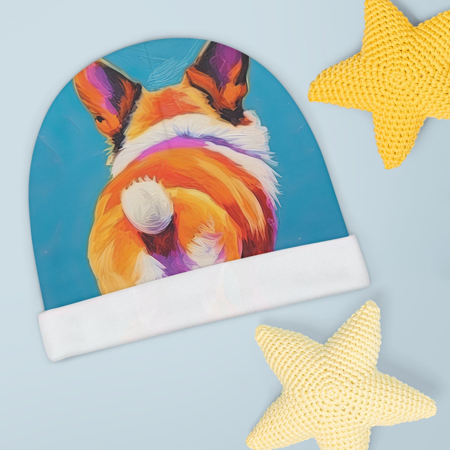 Corgi Butt Baby Beanie