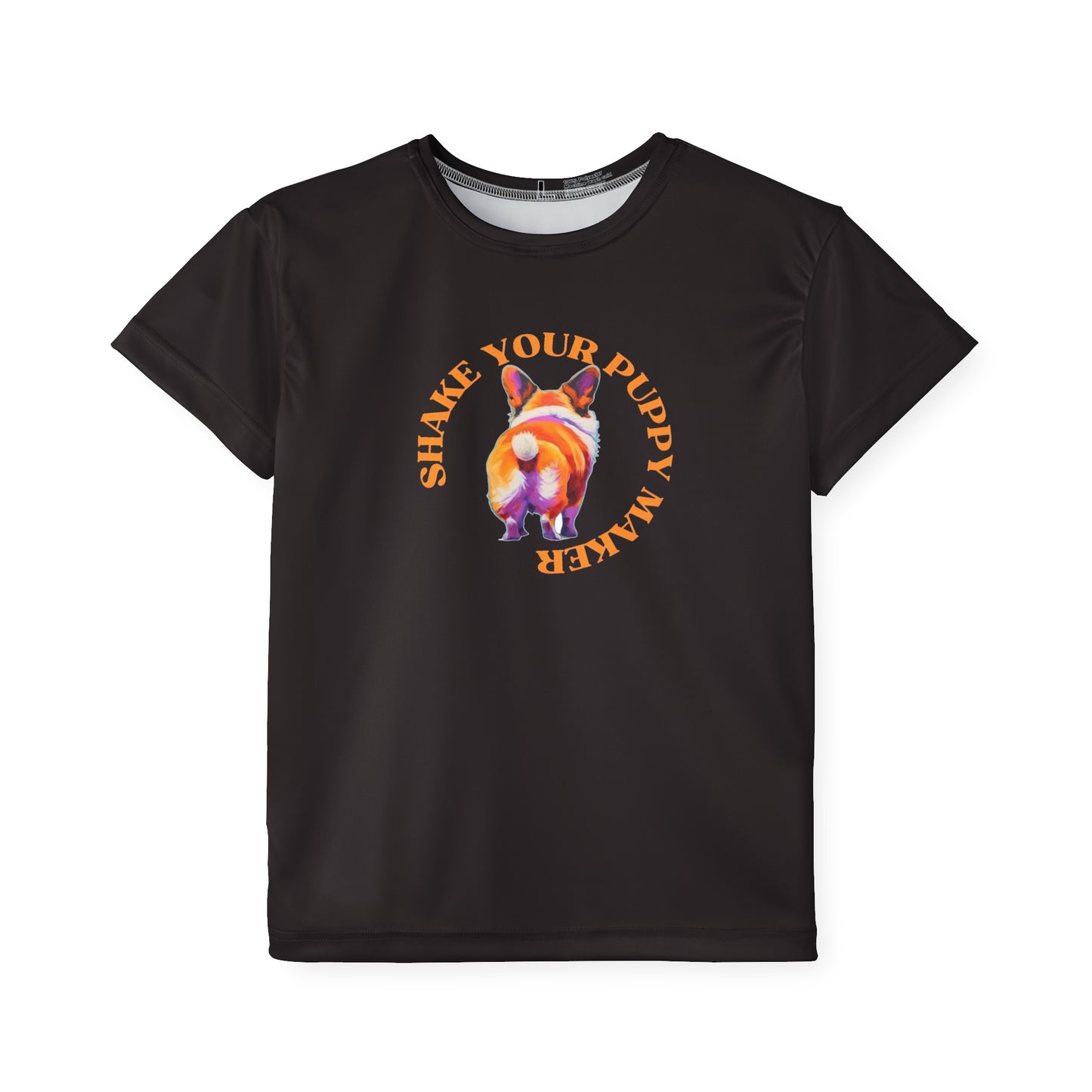 Shake Your Puppy Maker Kid's Sports Tee