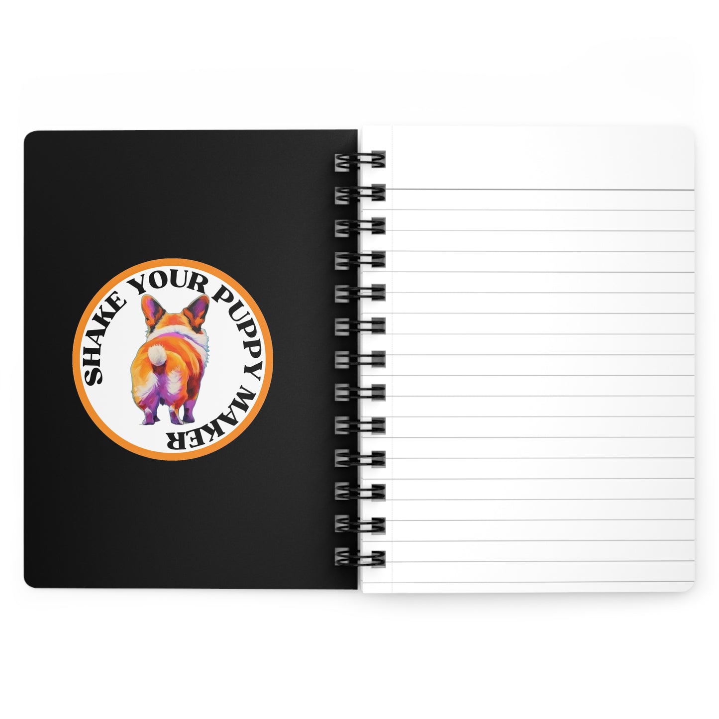 Shake Your Puppy Maker - Spiral Bound Notebook
