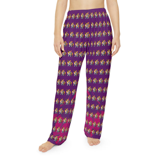 Scouter Corgi Watercolor Repeater Pattern Women's Lounge Pants