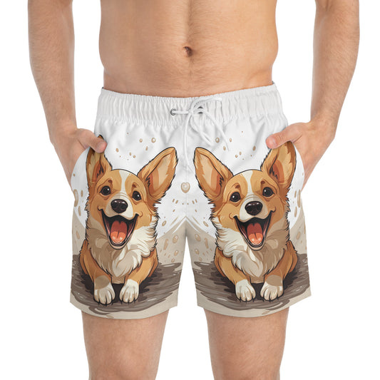 Corgi Cuteness Swim Trunks