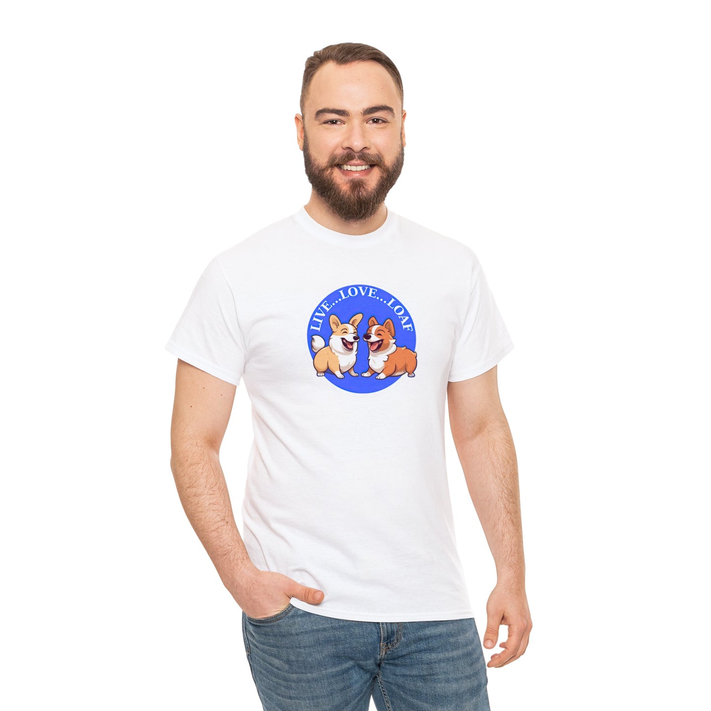 Live...Love...Loaf - Unisex Heavy Cotton Tee