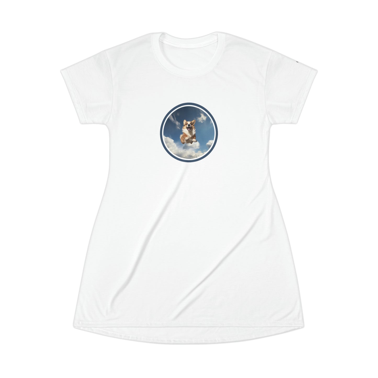 Flying Corgi - T-Shirt Dress