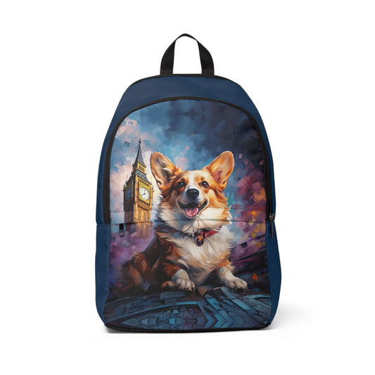 Corgi & Big Ben in London Backpack — British Corgi Rucksack