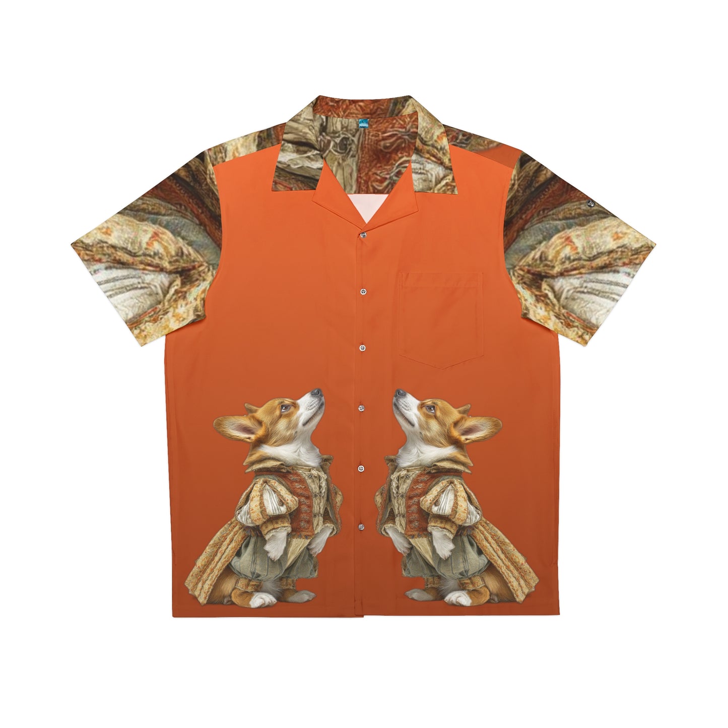 Prince Corgi Hawaiian Shirt
