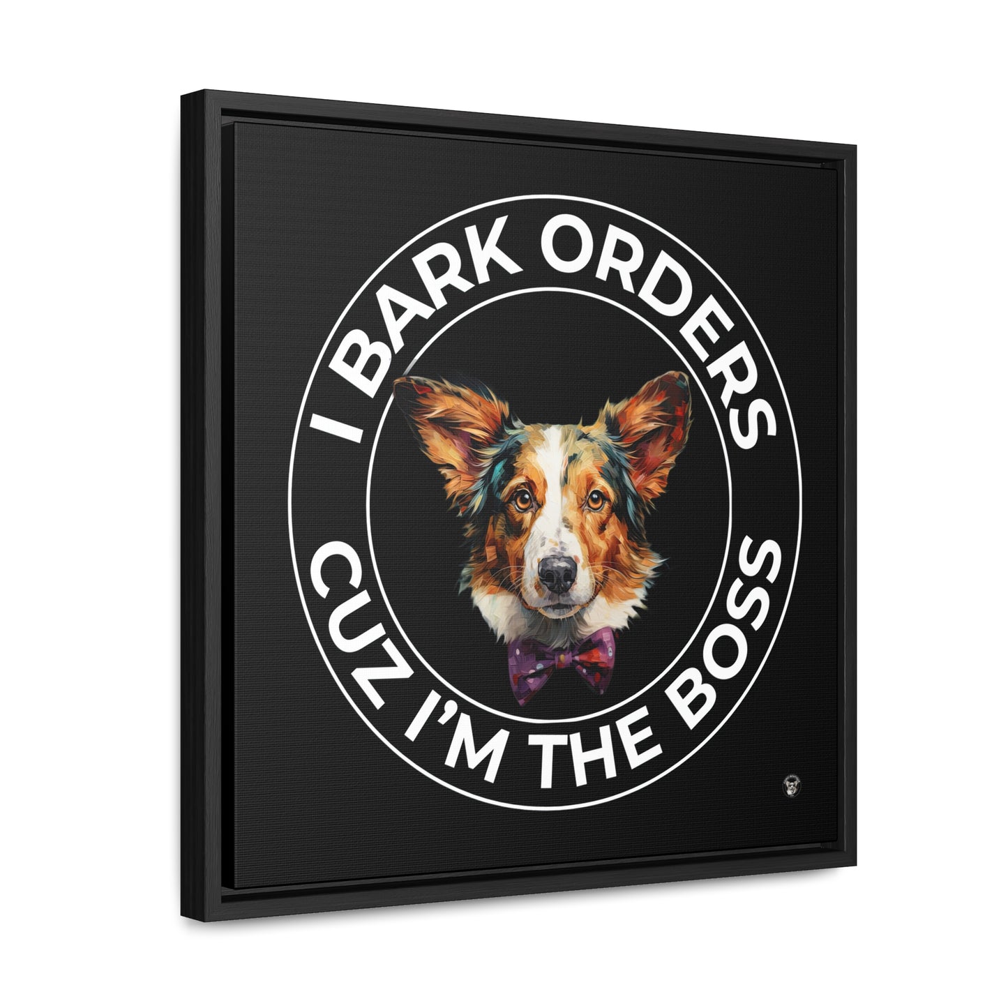 The Boss - Framed on Canvas
