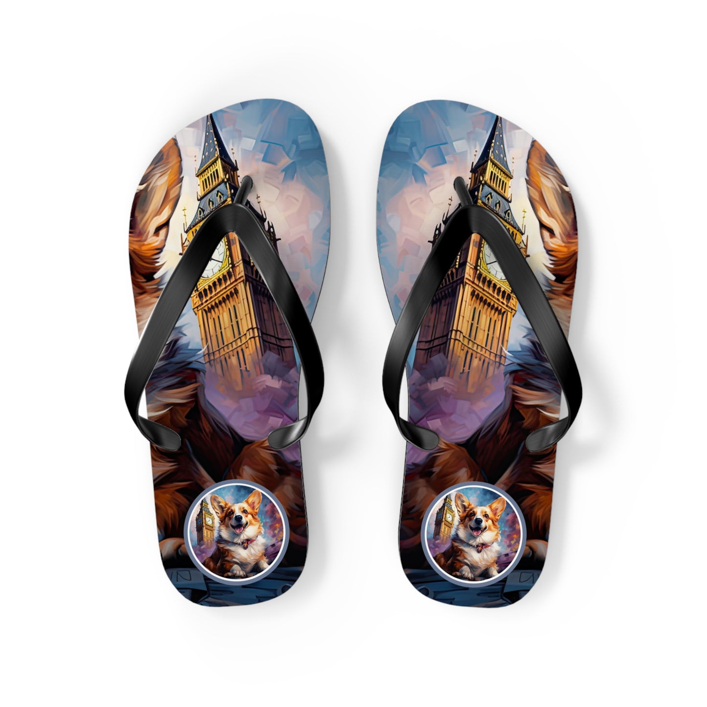 Corgi & Ben Flip-Flops