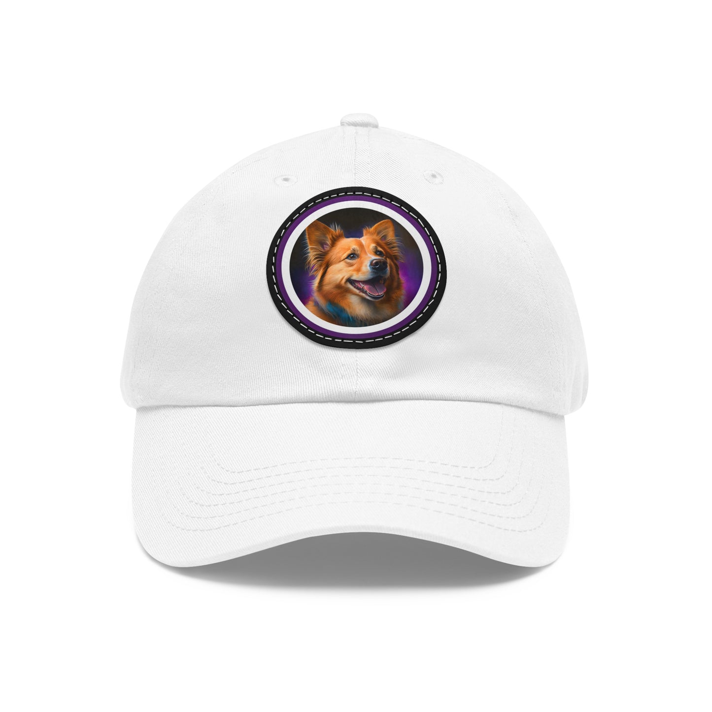 Golden Corgi - Cap with Leather Patch