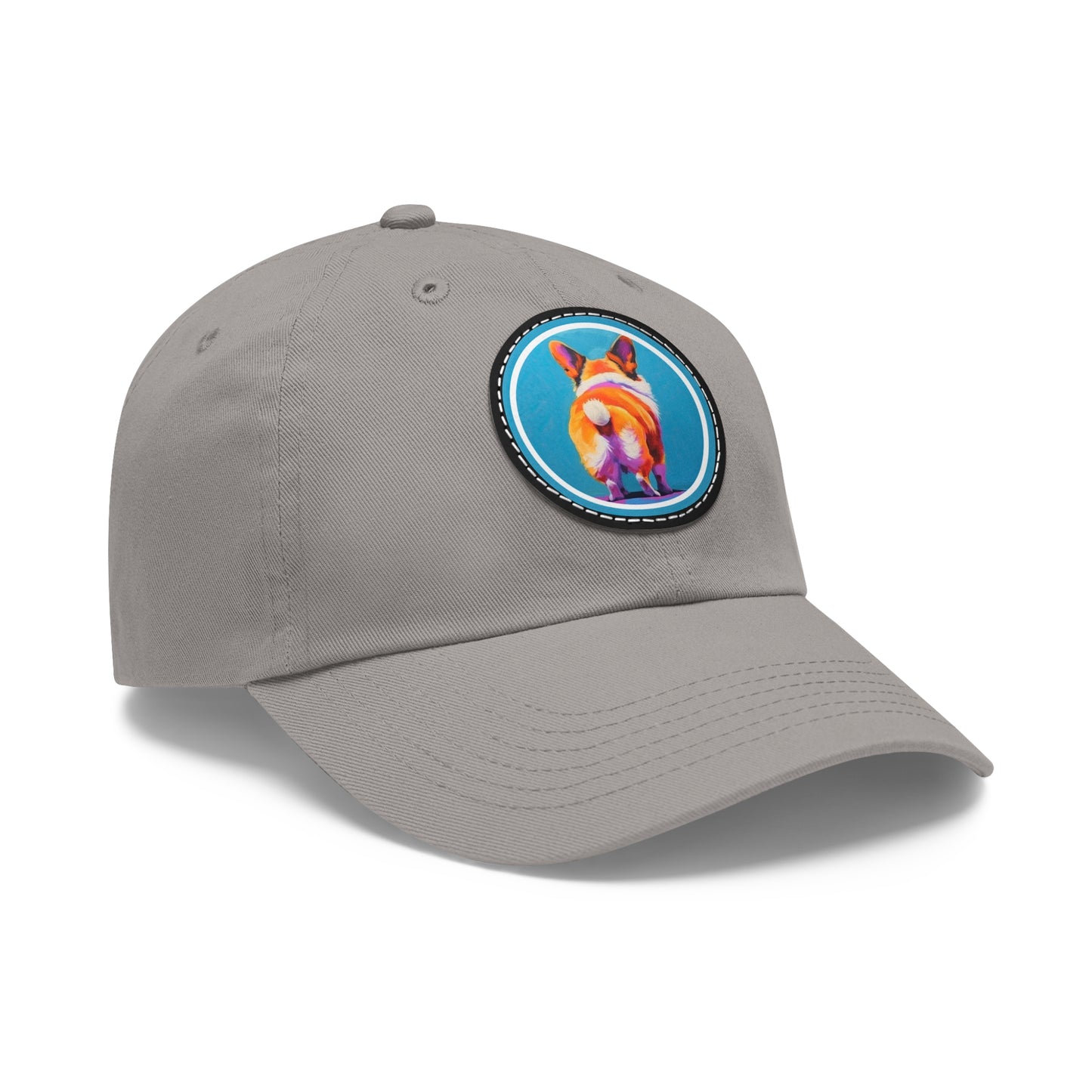 Corgi Butt - Cap with Leather Patch