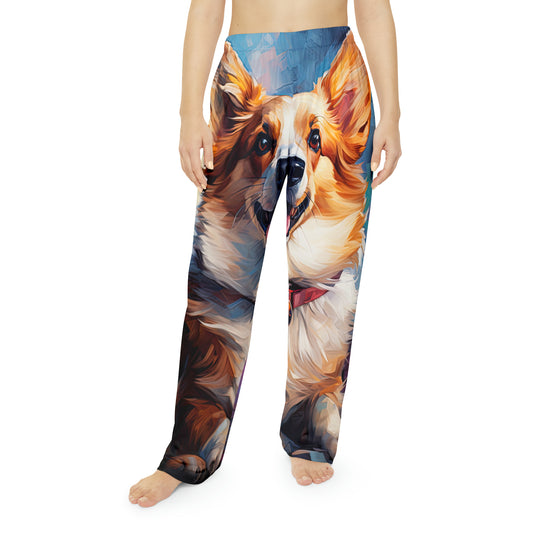 Corgi and Ben - Women's Pajama Pants
