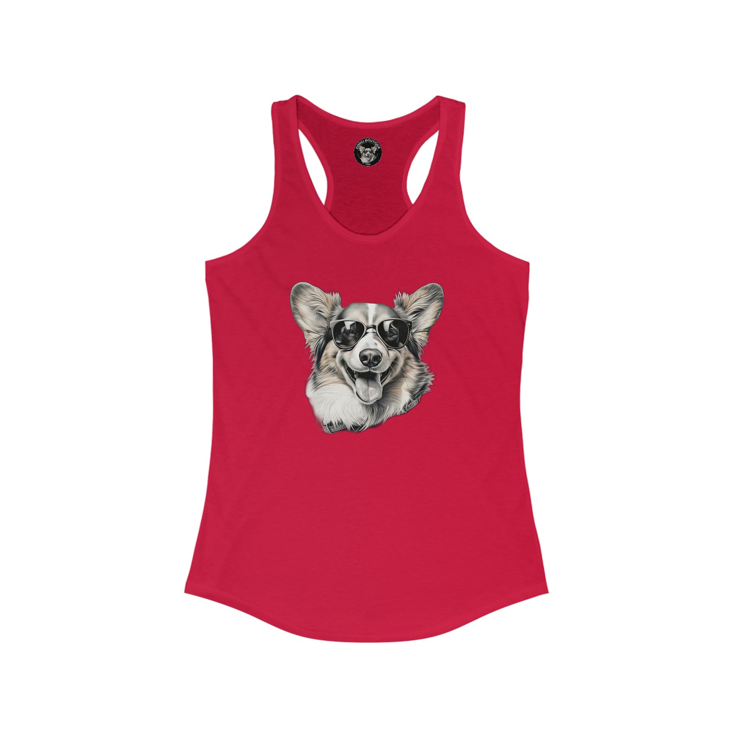 Corgi Cool - Racerback Tank