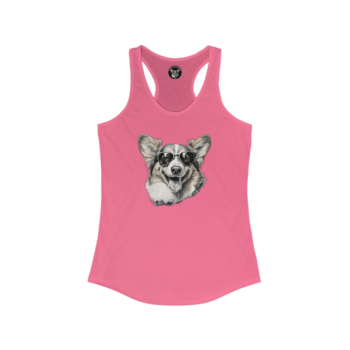 Corgi Cool - Racerback Tank