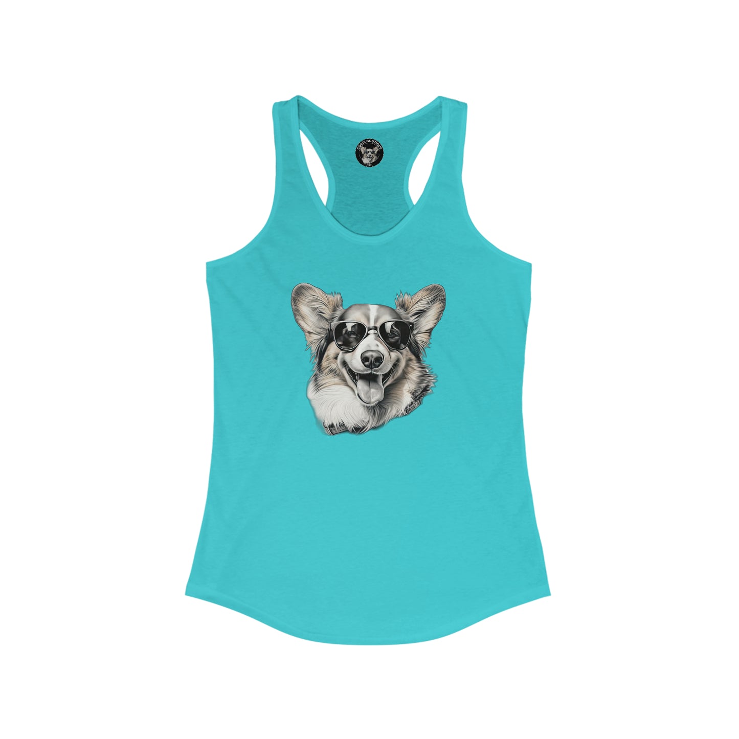 Corgi Cool - Racerback Tank