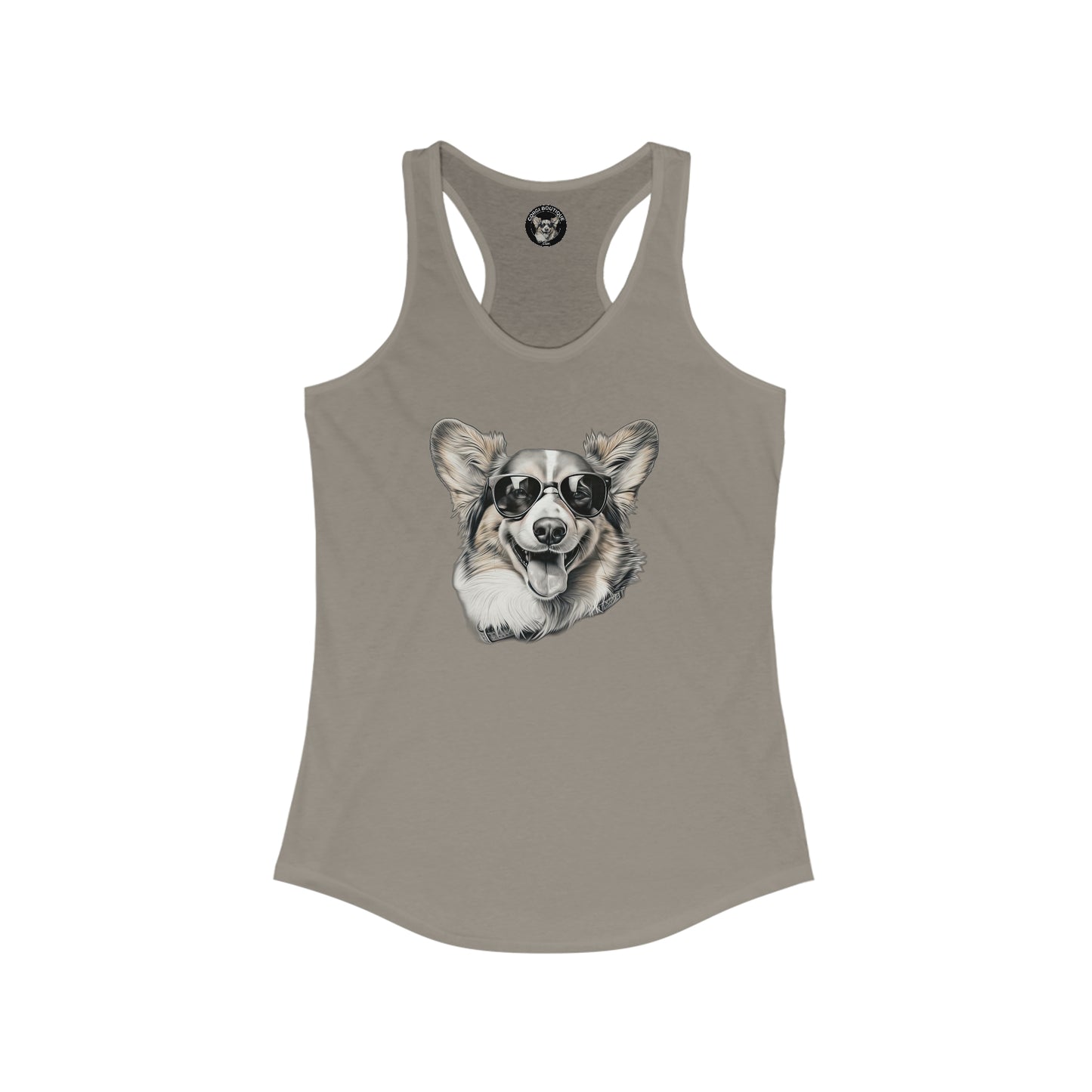 Corgi Cool - Racerback Tank
