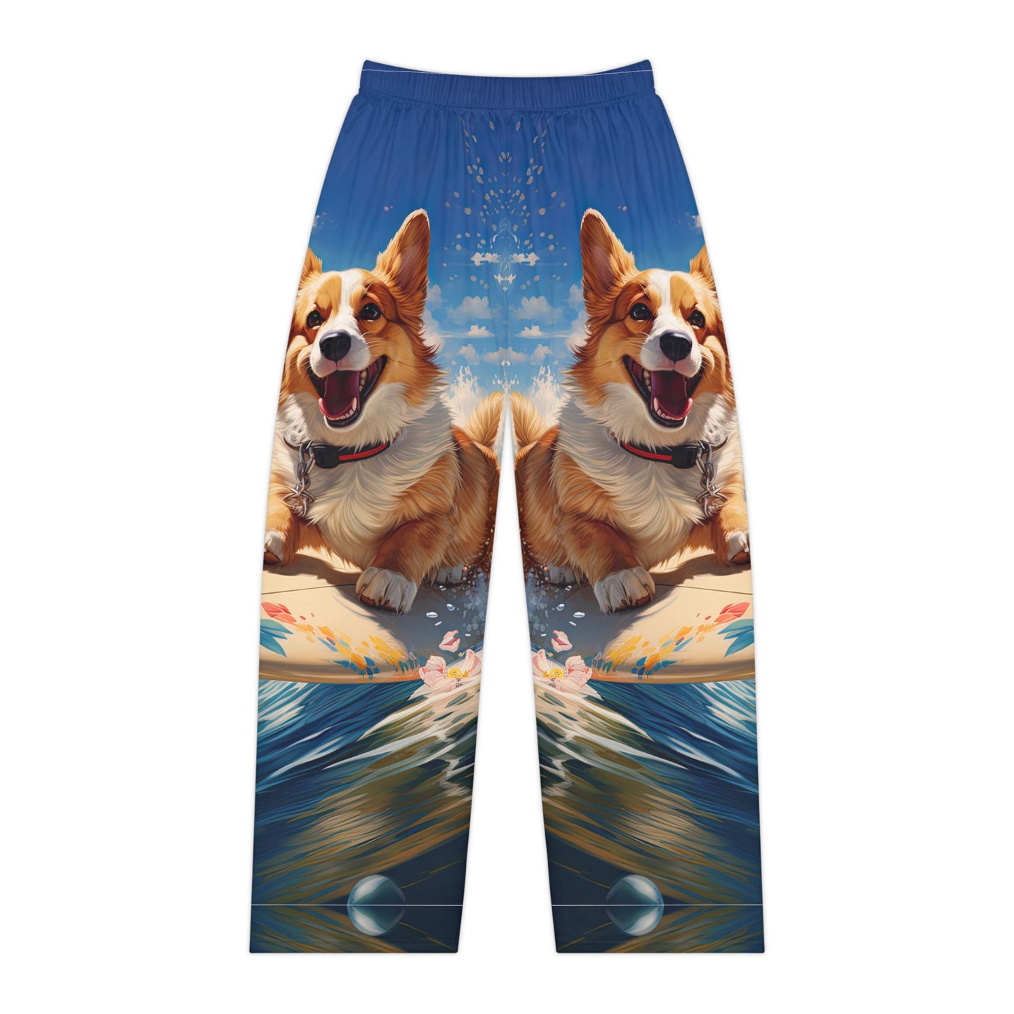 Cowabunga Corgi Women's Pajama Pants
