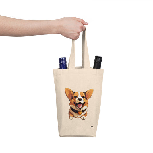 Puppy Love - Double Wine Bottle Tote Bag