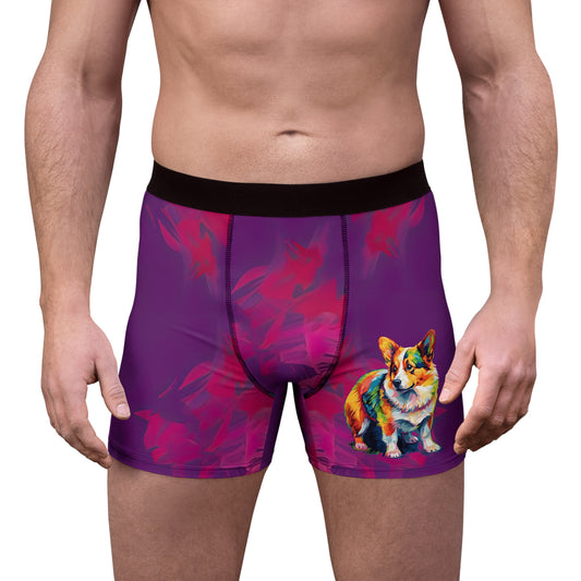 Scouter Corgi Watercolor Boxer Briefs!