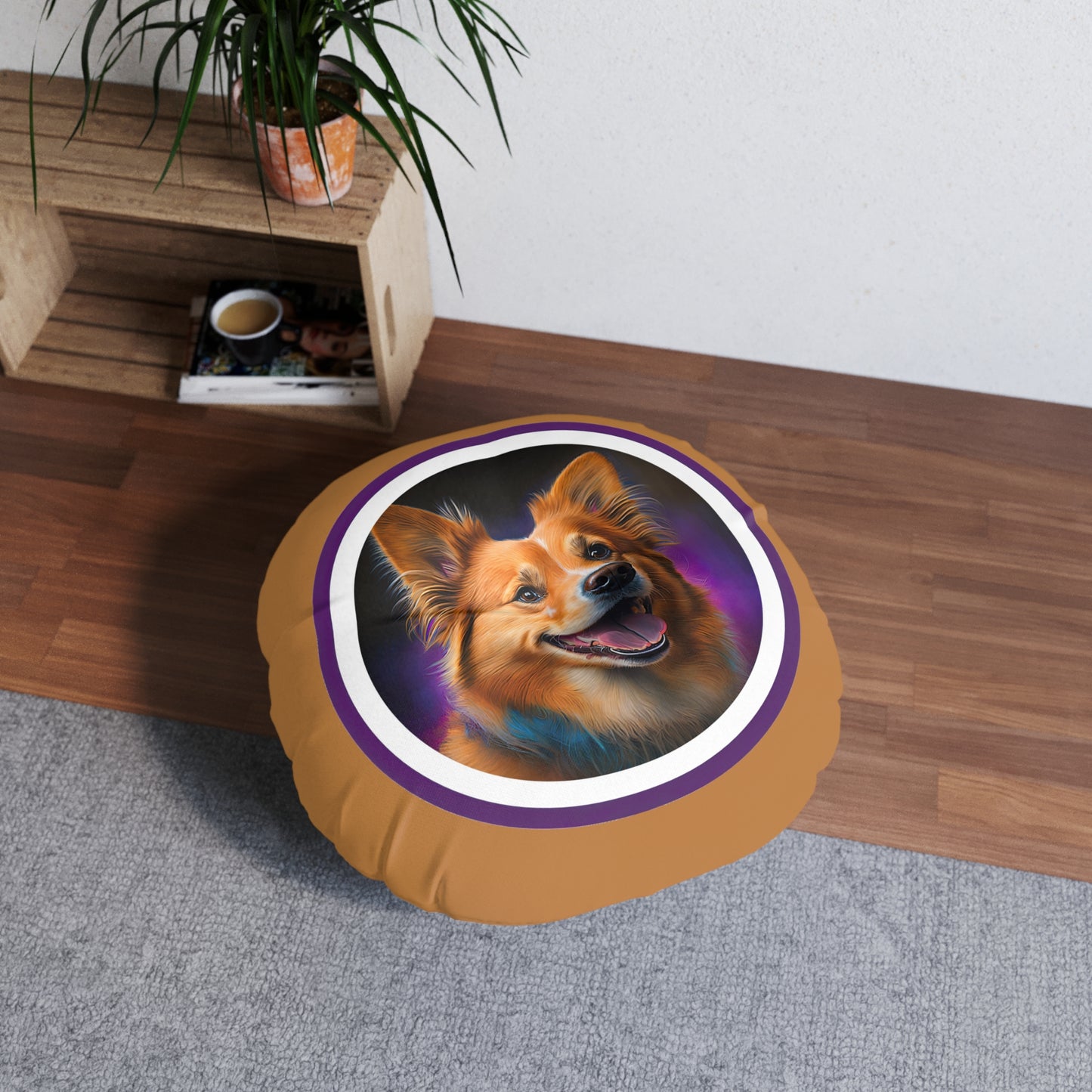 Golden Corgi - Floor Pillow