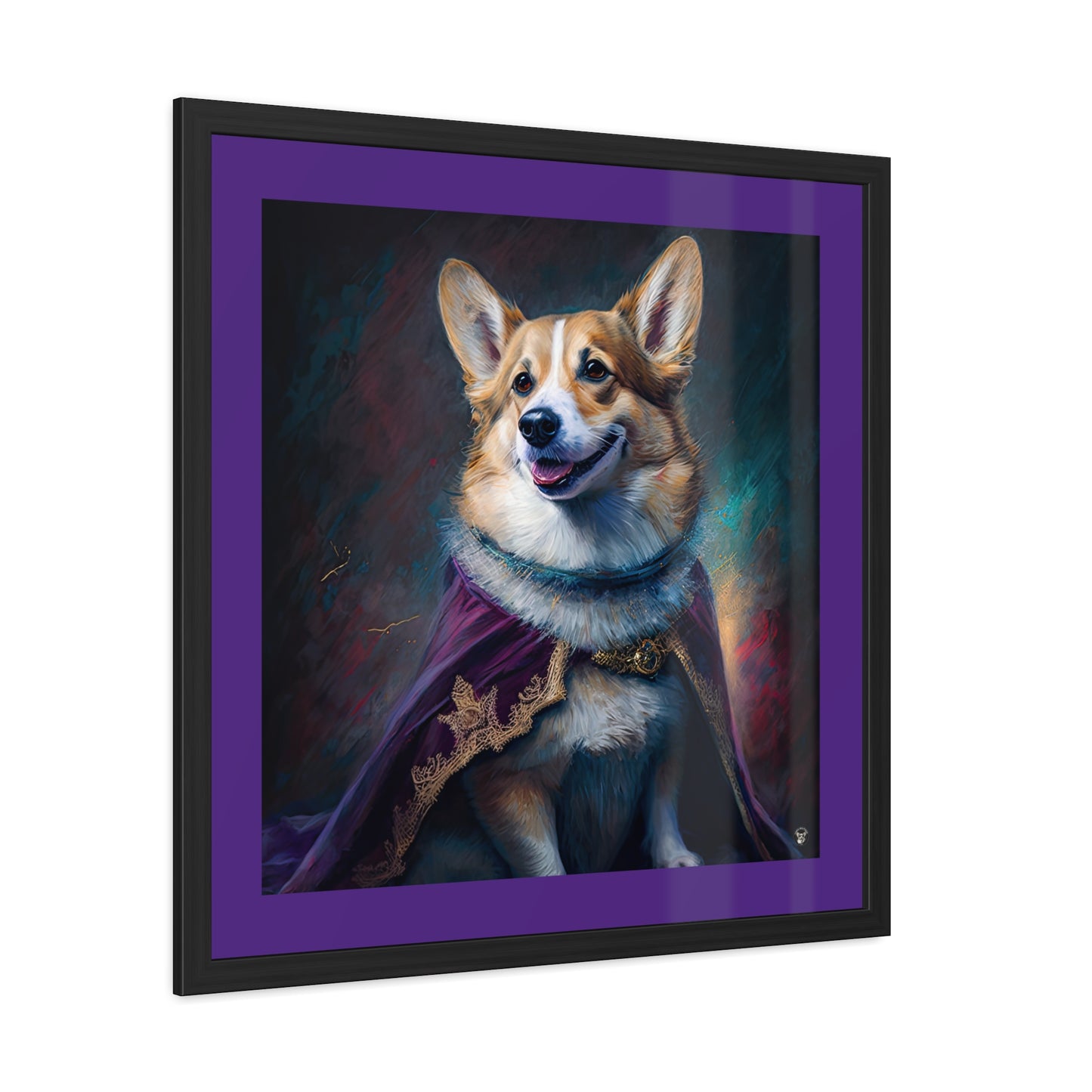 Cadre photo Corgi Royalty